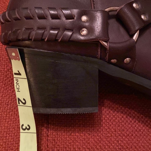 Brusque Chocolate Brown Leather Ankle Boots - Picture 5 of 9